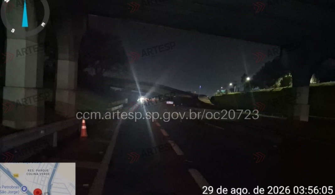 Motociclista morre após bater na traseira de veículo em rodovia de Bauru