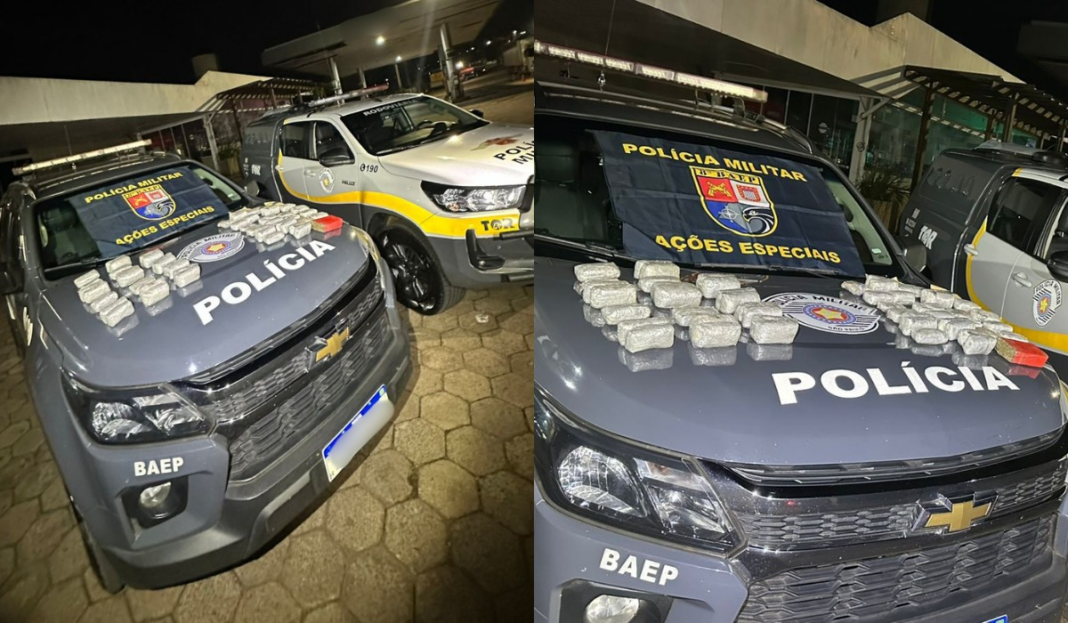 Operação apreende maconha e ‘dry’ escondidos dentro de carro em rodovia do interior de SP