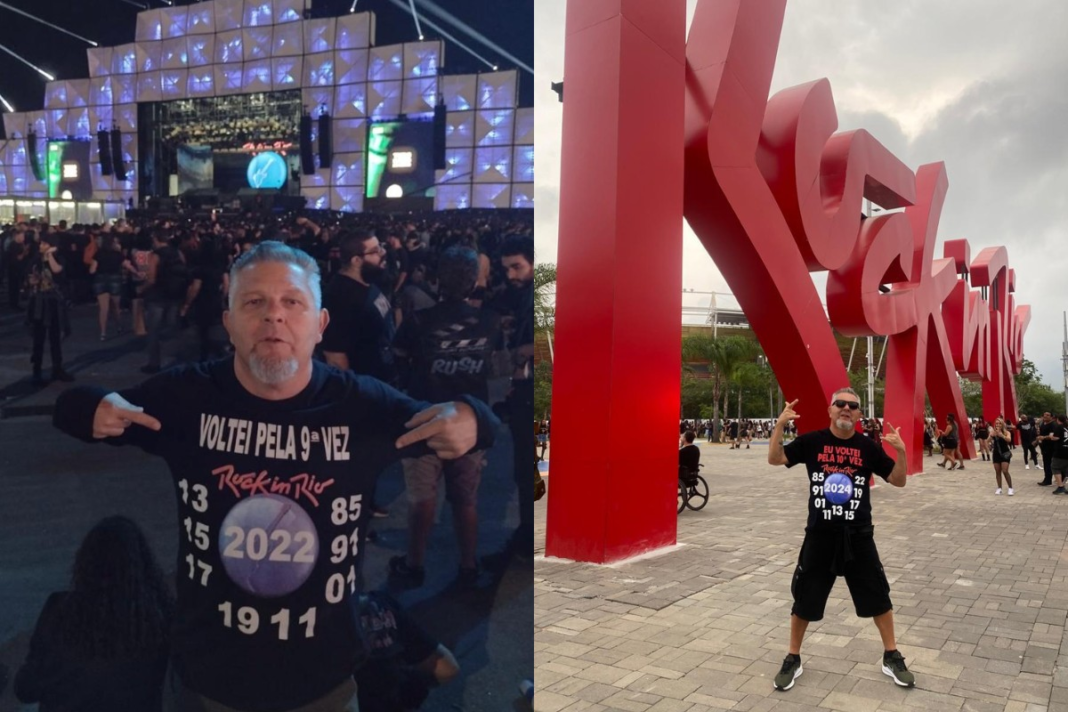 Morador do interior de SP relata dedicação ao Rock in Rio, incluindo demissão para ir ao festival
