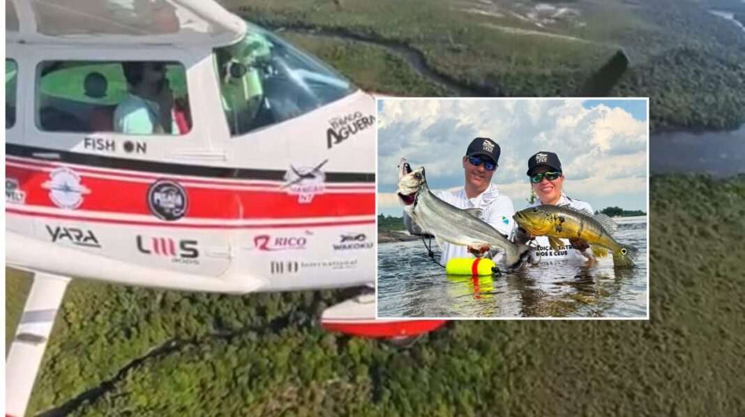 Casal cruza o país de avião para unir expedições de pesca e atendimentos odontológicos gratuitos