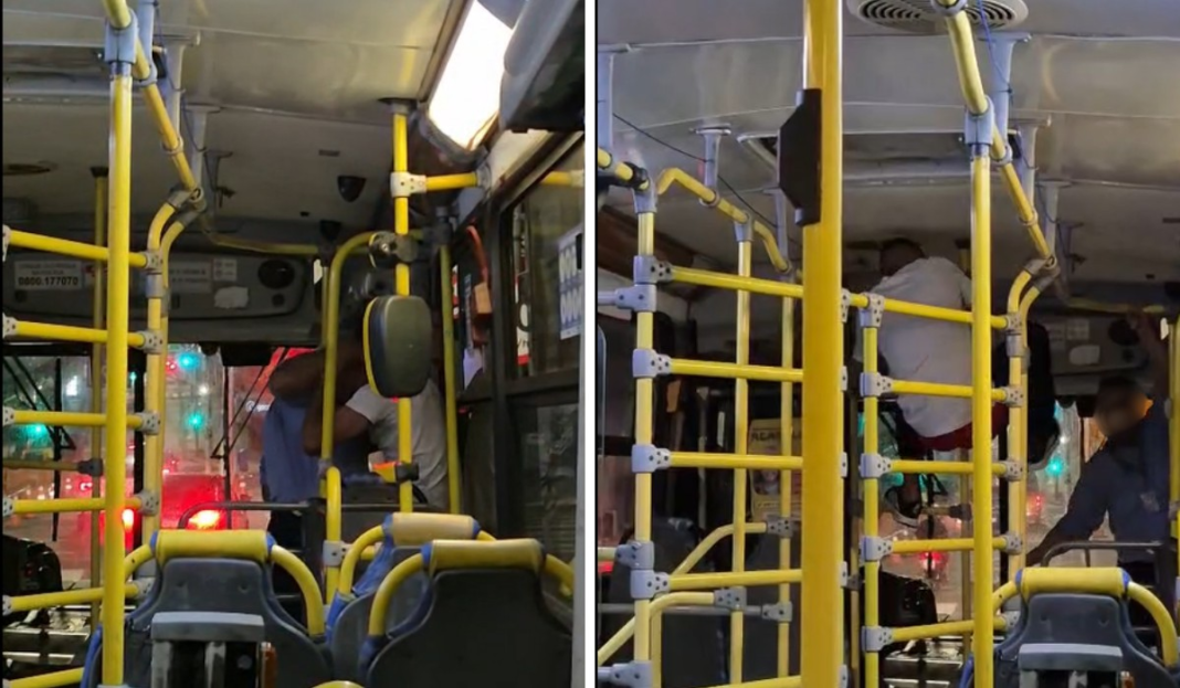Homem agride motorista de ônibus após se recusar a pagar passagem em Campinas