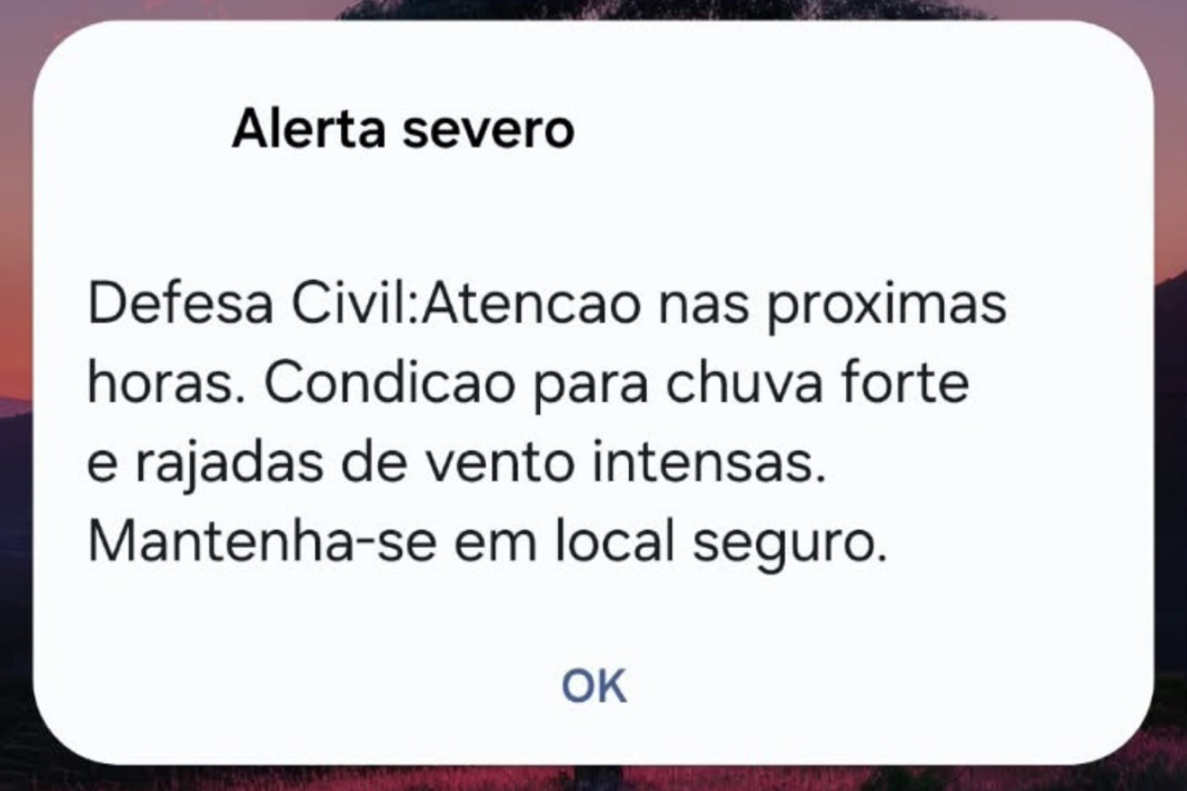 Alerta de Chuvas Intensas Atinge Regiões de Campinas e Piracicaba com Previsão de Ventos Fortes