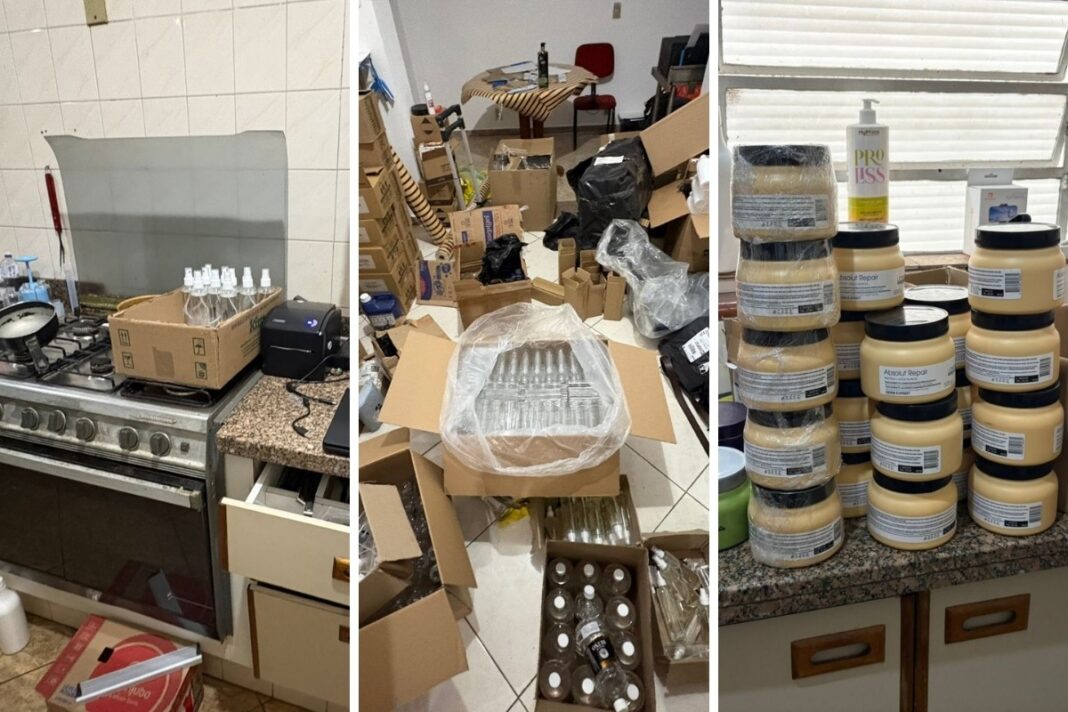 Fábrica clandestina de cosméticos em Campinas é desmantelada após fraude ser identificada em produto falsificado