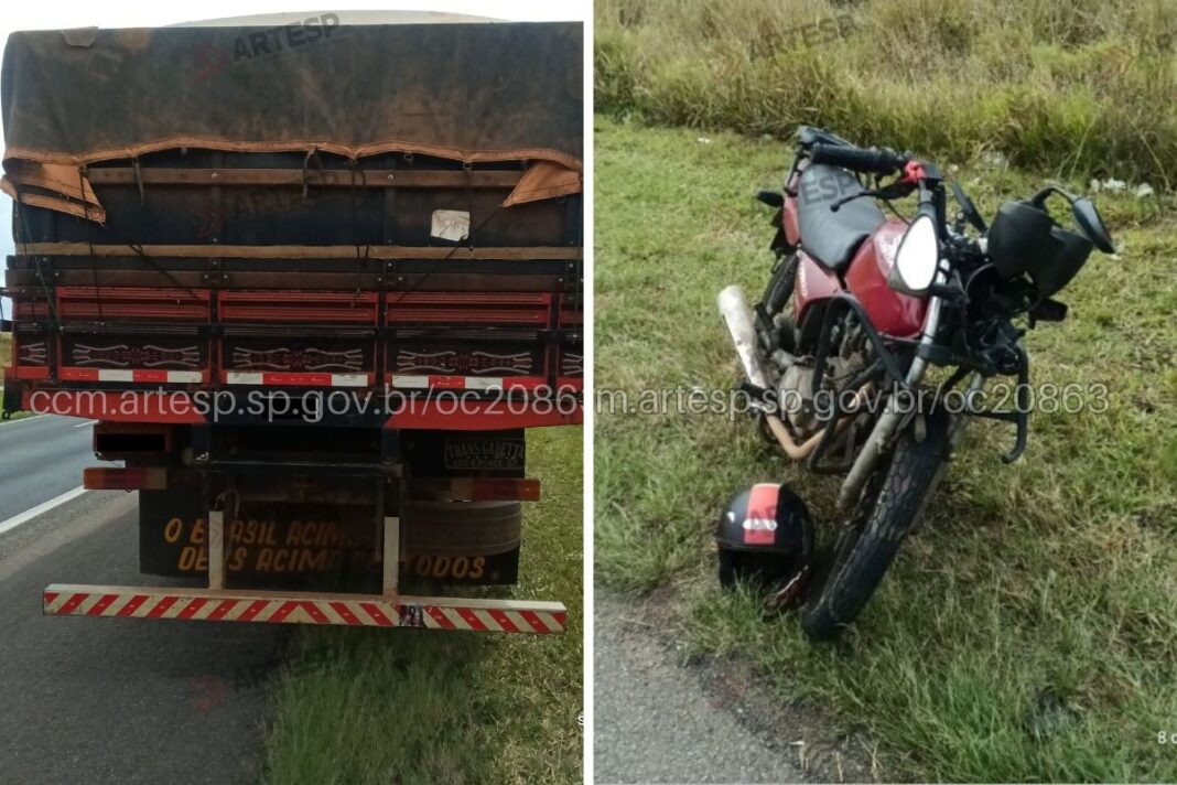 Motociclista Morre em Colisão com Traseira de Caminhão na SP-340 em Jaguariúna