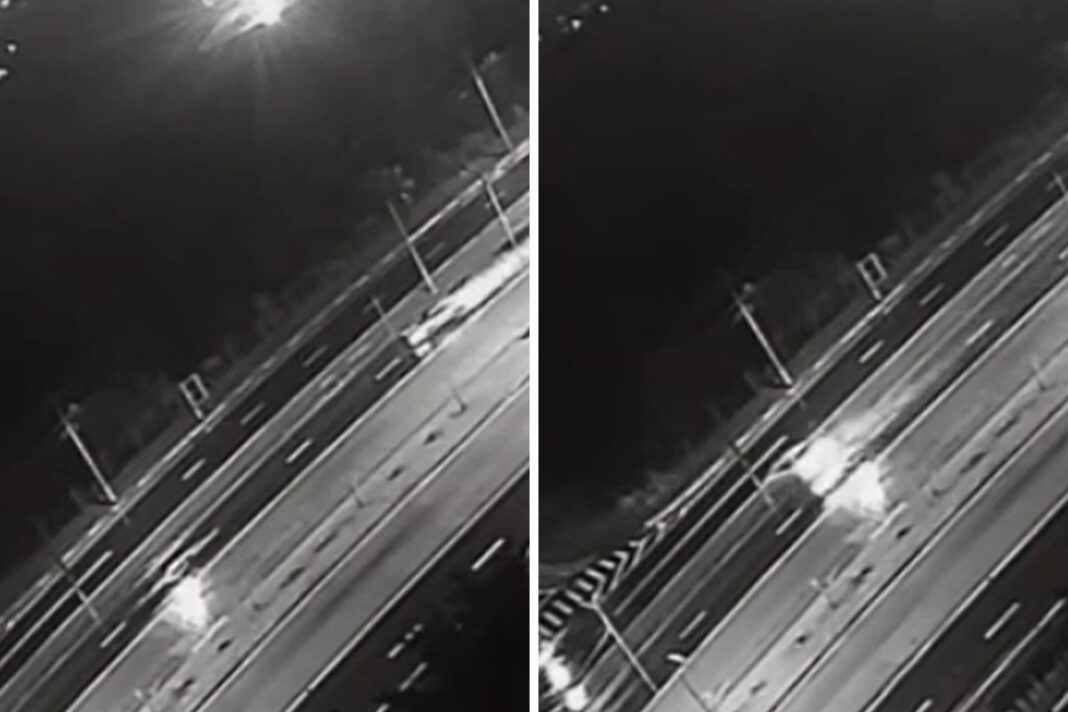 Câmera flagra acidente fatal entre carro e poste na Avenida John Boyd Dunlop em Campinas