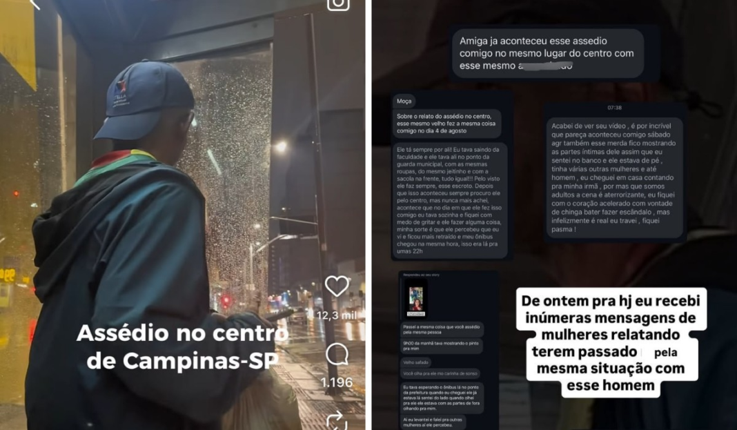 Polícia Civil apura importunação sexual em ponto de ônibus de Campinas após vídeo viralizar