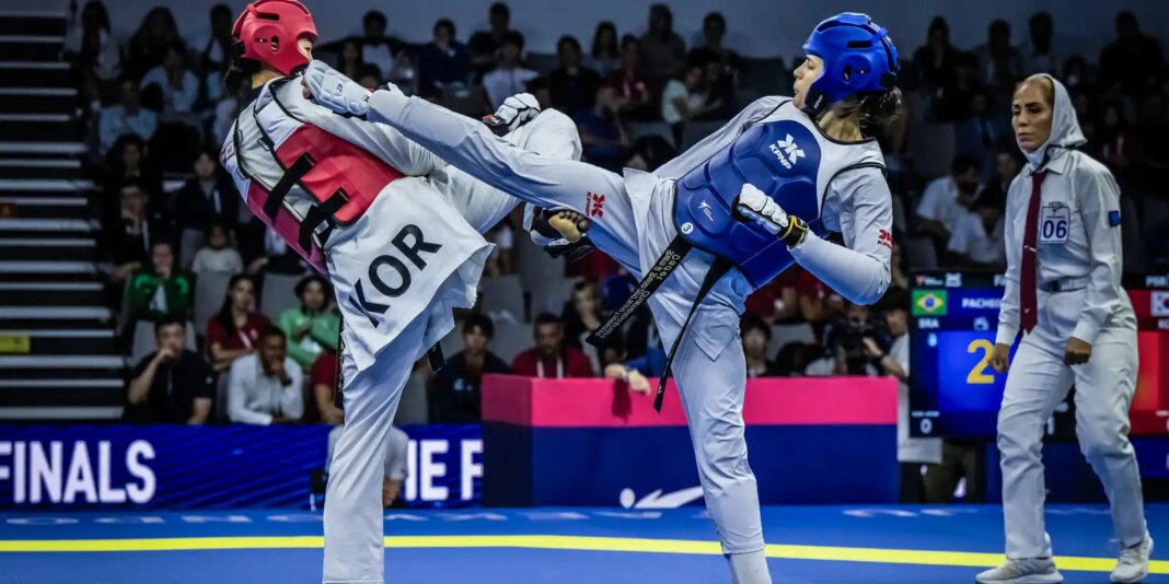 Maria Clara Pacheco consolida domínio no taekwondo com oitavo título no ciclo olímpico
