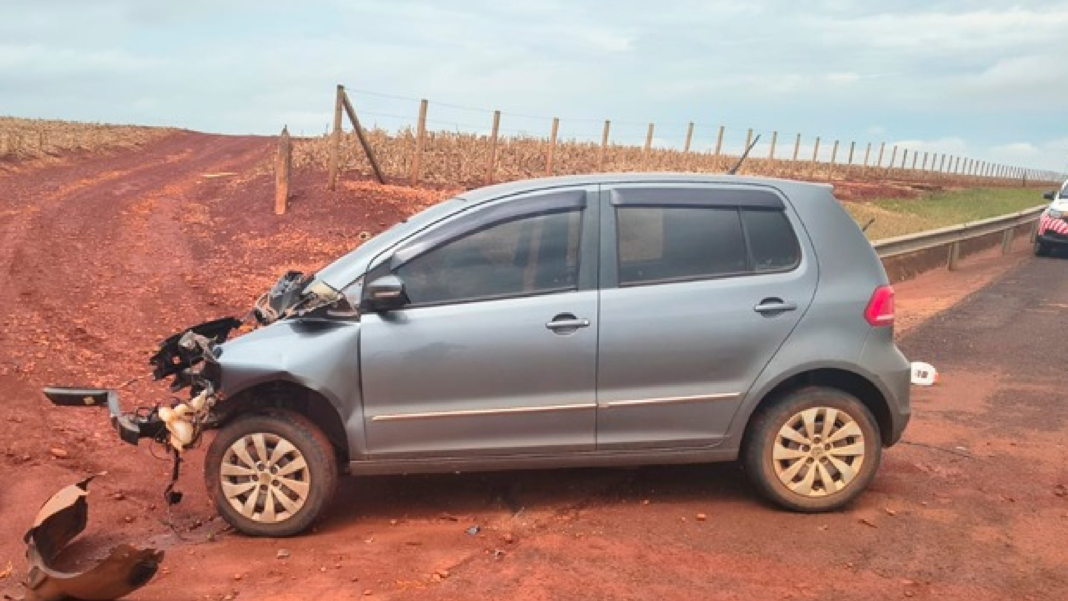 Motorista Fica Gravemente Ferida Após Carro Colidir com Defensa Metálica em Rodovia de Florínea