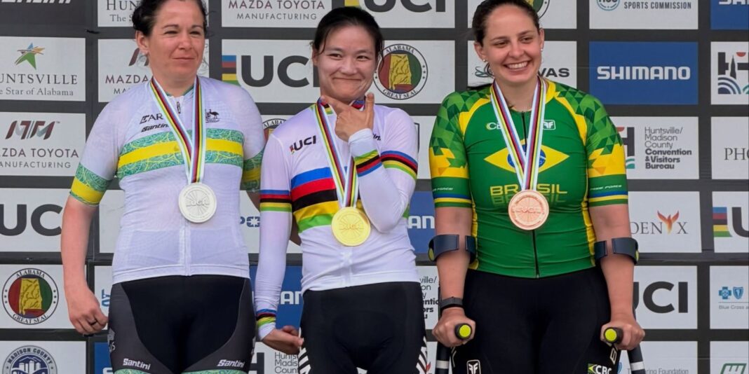 Brasil encerra Mundial de paraciclismo de estrada nos Estados Unidos com cinco medalhas