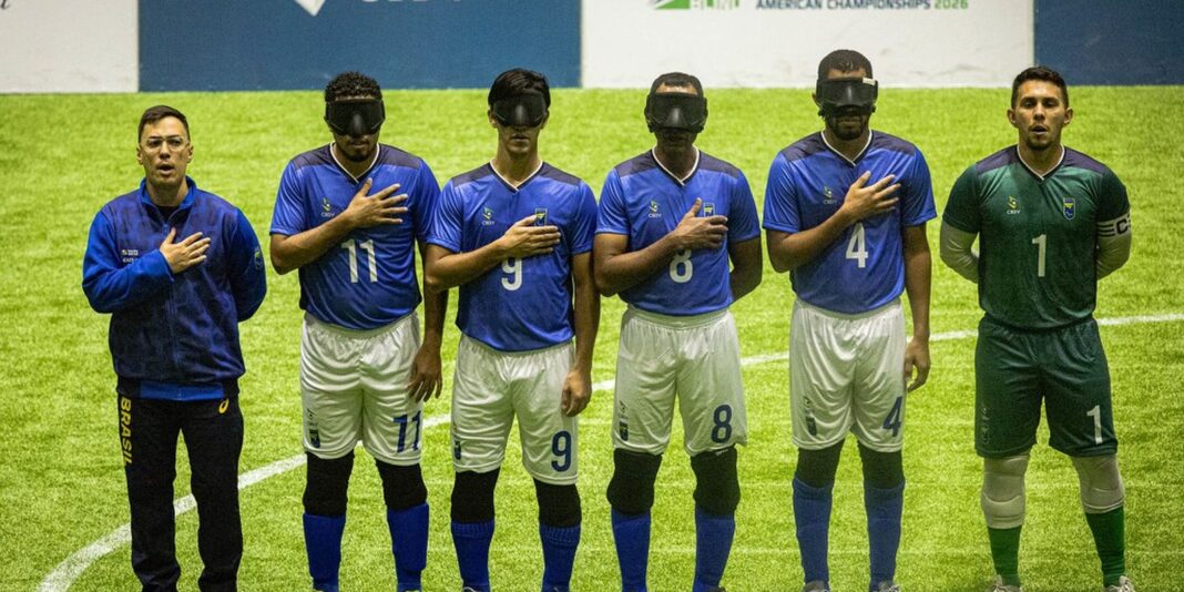 Brasil enfrenta a Costa Rica na semifinal da Copa América de futebol de cegos em busca do heptacampeonato