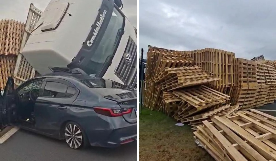 Acidentes com caminhões disparam 92,7% e chegam a seis por semana na Rodovia dos Bandeirantes