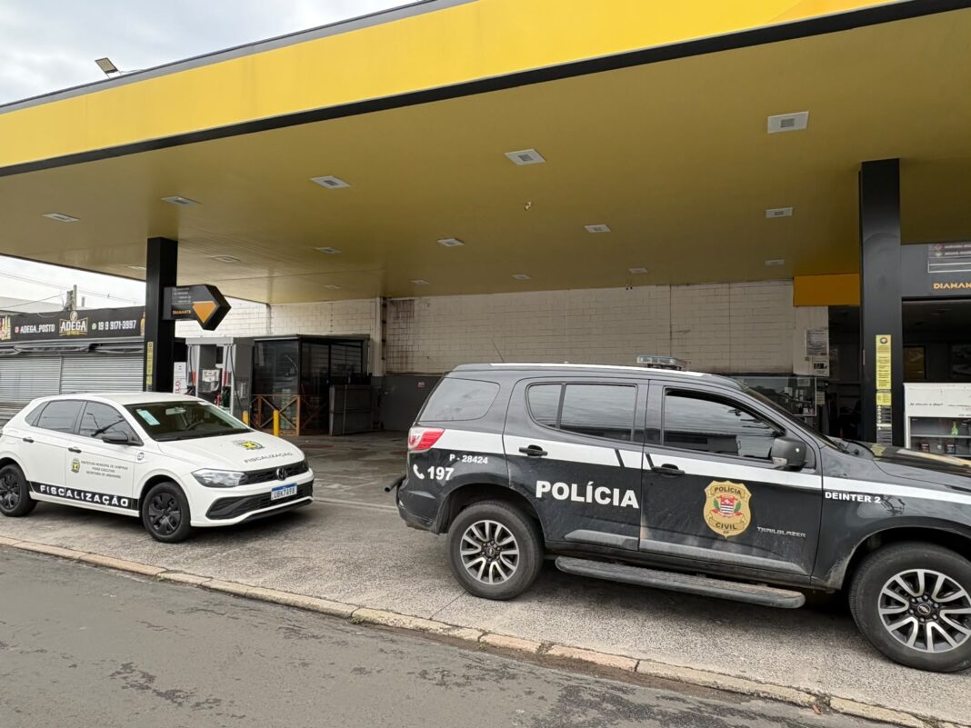 Polícia Civil interdita posto e prende suspeito por fraudar bombas de combustível em Campinas