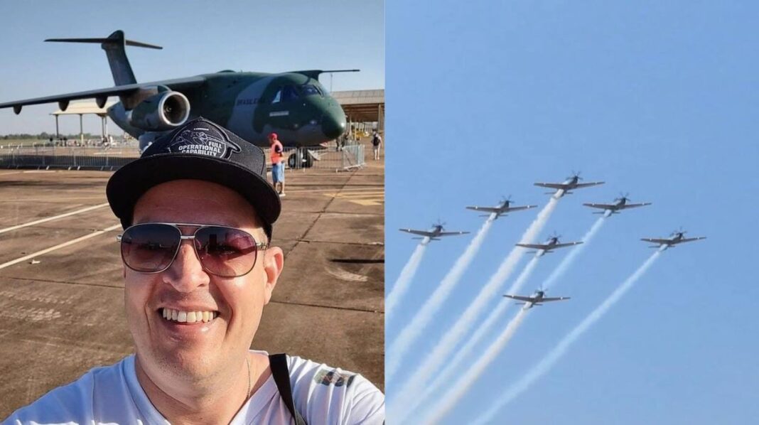 Vendedor de Araraquara registra 31 anos de amor pela aviação no Domingo Aéreo