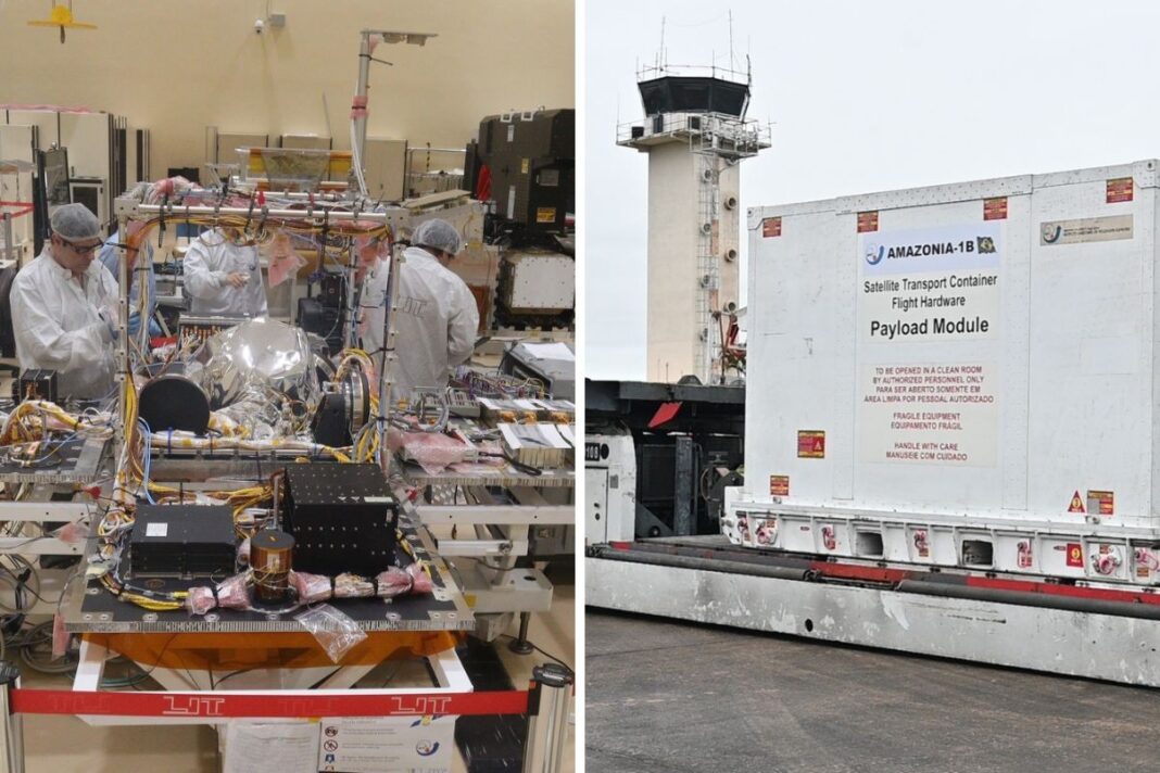 Brasil se prepara para transporte do satélite Amazônia 1B com simulação em SP